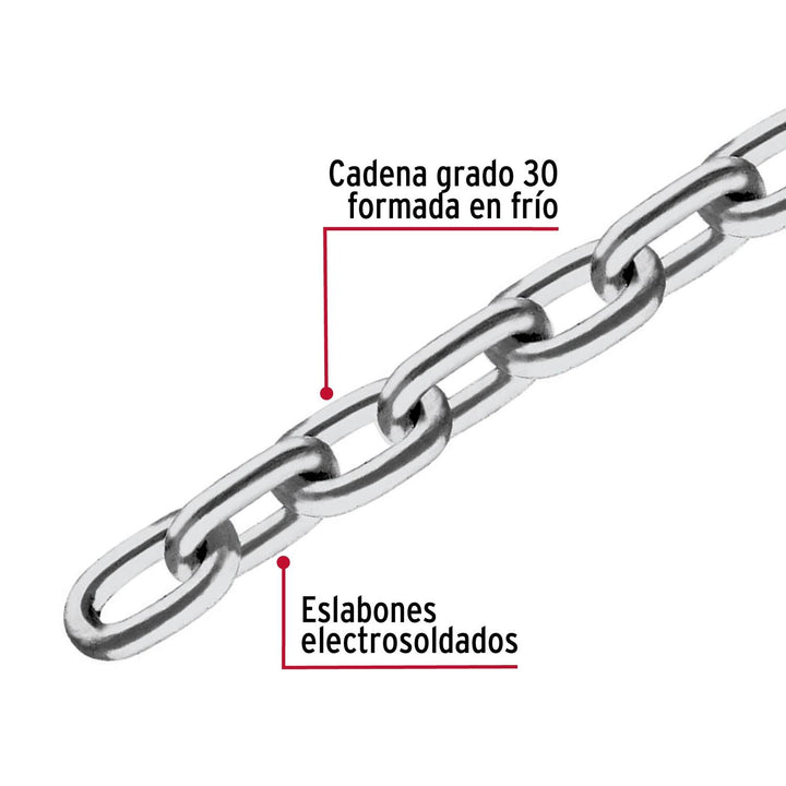 Cadena pulida de 1/4' Fiero - Mundo Tool 