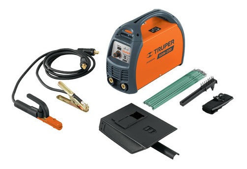 Soldadora Inversora 200 A Truper 13696 Color Naranja Oscuro - Mundo Tool 
