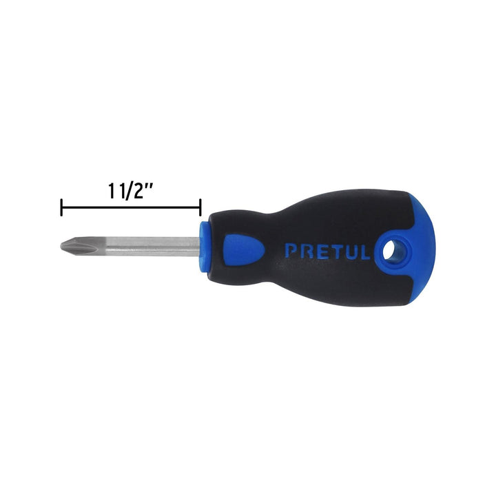 Desarmador Phillips 1/4x1-1/2" mango bicolor Pretul - Mundo Tool 