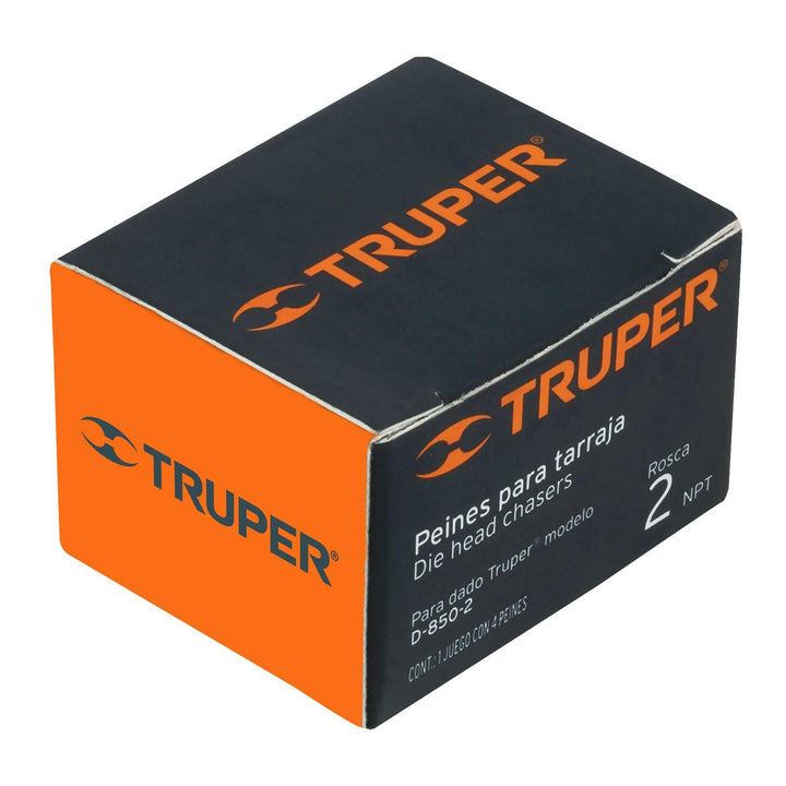 Juego de peines para tarrajas 2', 4 piezas Truper - Mundo Tool 