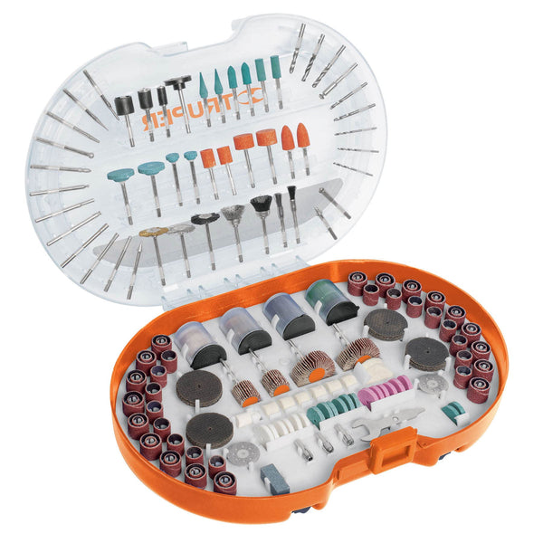 Truper MOTO-KIT-276, Juego de Accesorios para Herramienta rotativa, 276 pzas, Naranja - Mundo Tool 