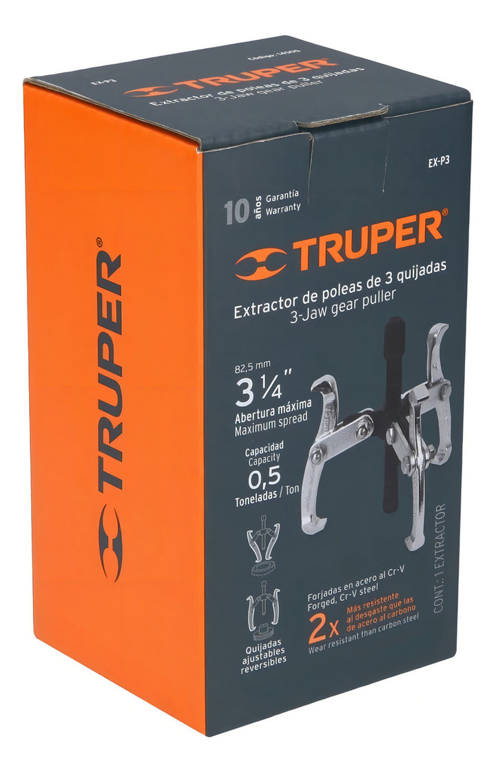 Extractor De Poleas, 3 Quijadas, 3' Truper 14500 - Mundo Tool 