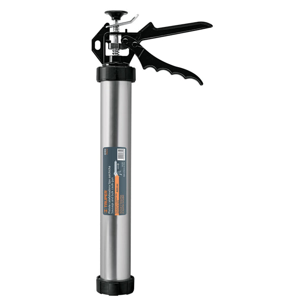 Truper PICA-S Pistola calafateadora para salchicha de 600 ml, cuerpo tipo barril, maneral de aluminio - Mundo Tool 