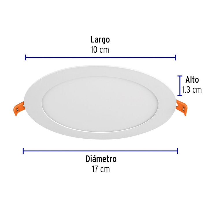 Luminario Led Slim De Empotrar Redondo - Mundo Tool 