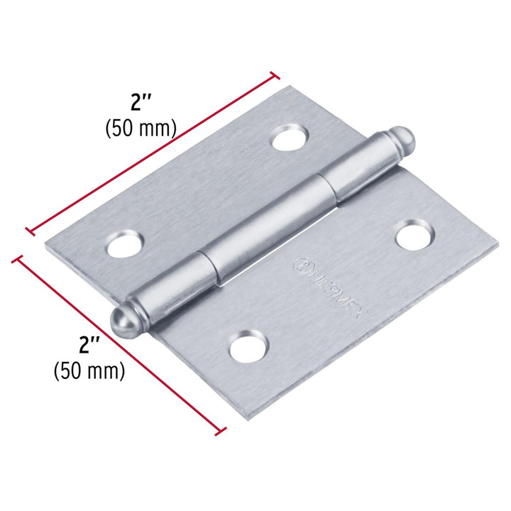 Bisagra Cuadrada 2' Mate Redonda Hermex - Mundo Tool 