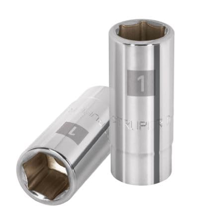 TruperDado de 6 puntas, largo, cuadro 3/4' de 1-1/8' - Mundo Tool 