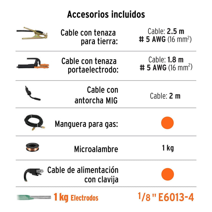 Soldadora multiproceso de 200 A, Truper - Mundo Tool 