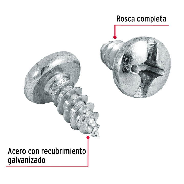 Pija para lámina, #12 x 1/2', bolsa con 100 piezas Fiero - Mundo Tool 