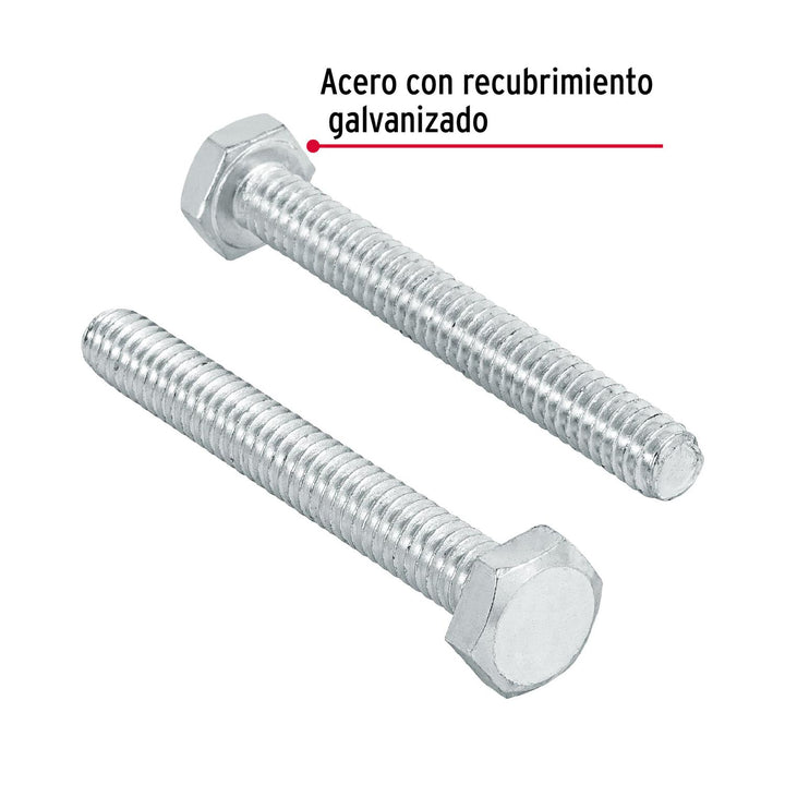 Tornillo Tipo Máquina 1/4x2' 60 Pzas Fiero - Mundo Tool 