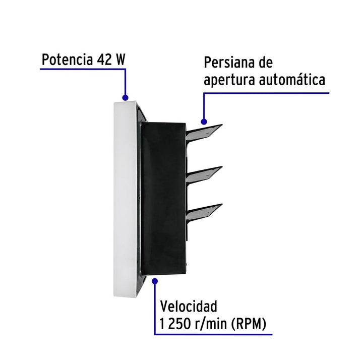 Extractor Industrial de aire 12", Volteck - Mundo Tool 