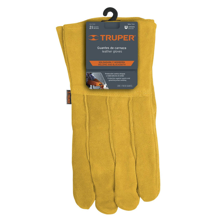 Guantes De Carnaza Largo Truper - Mundo Tool 