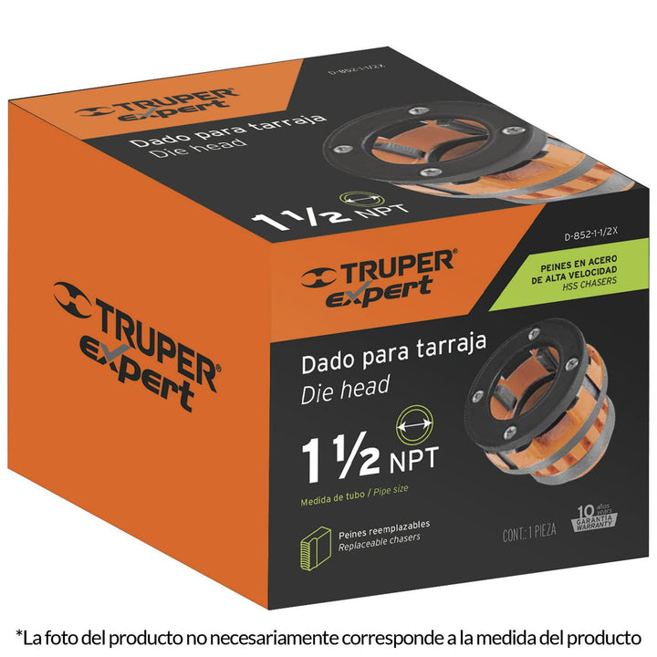 Dado para tarrajas, 3/4', Truper Expert Expert - Mundo Tool 