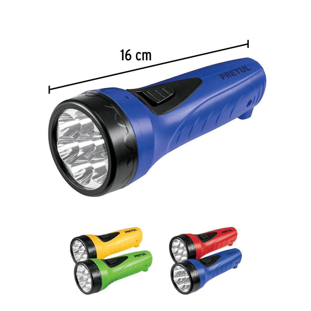 Linterna recargable de LED, 30 lm, a granel, Pretul. 1 pza - Mundo Tool 