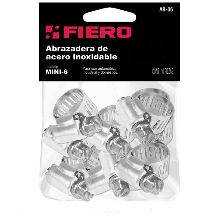 Abrazadera Reforzada # 64 3-9/16 - 3-1/2' 5pz Fiero - Mundo Tool 