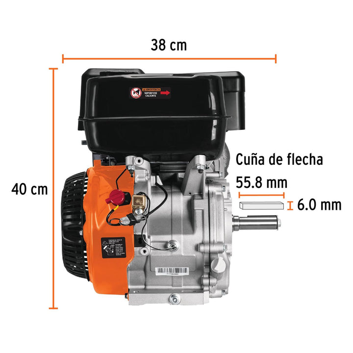 Motor a gasolina 9 HP, Truper - Mundo Tool 