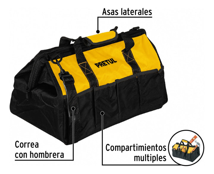Maletín Portaherramientas 20 , Pretul - Mundo Tool 