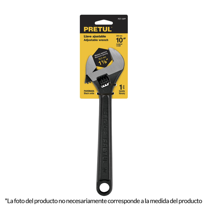 Llave Perica Profesional 12' Pavonado Pretul - Mundo Tool 