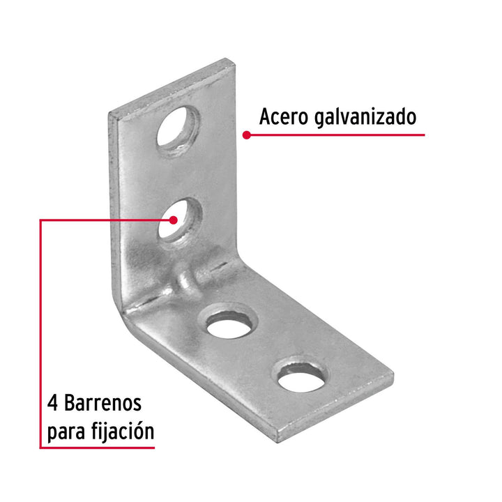 Escuadra Esquinera 1' X 1' Fiero - Mundo Tool 