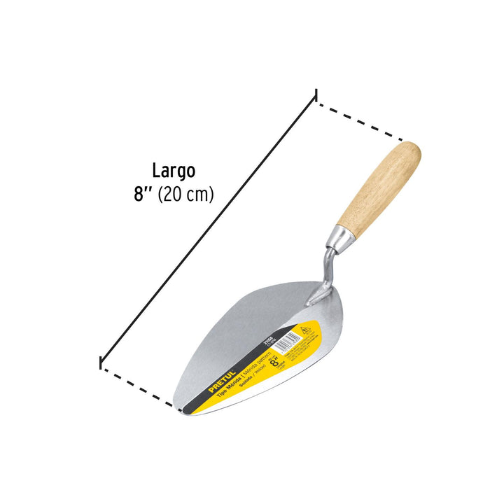 Cuchara para albañil, 8', tipo Mérida, Pretul Pretul - Mundo Tool 