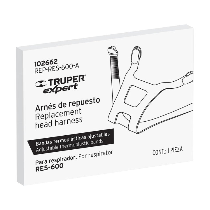 Arnés de repuesto para respirador RES-600, Truper - Mundo Tool 