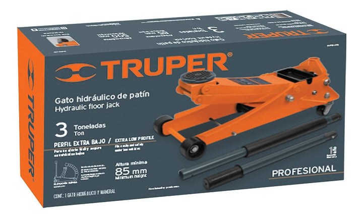 Gato De Patin Profesional 3 Toneladas Elevacion Rapida - Mundo Tool 