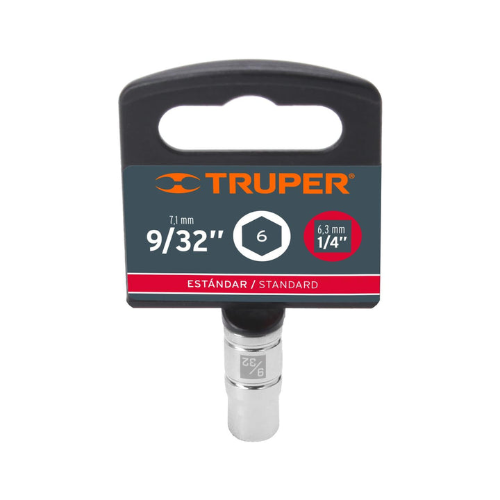 Dado de 9/32" cuadro 1/4" Truper - Mundo Tool 