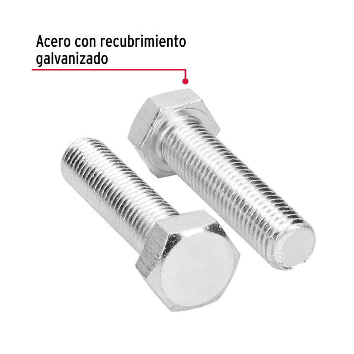 Tornillo tipo máquina, 3/4 x 3', bolsa con 4 pzas Fiero - Mundo Tool 