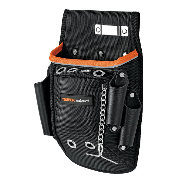 Truper Expert POHE-10NX, Porta herramientas de poliéster 10 compartimentos lavable - Mundo Tool 