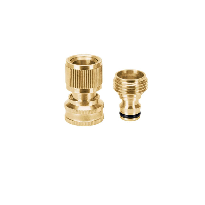 Conector de latón para accesorio de riego de cambio rápido - Mundo Tool 