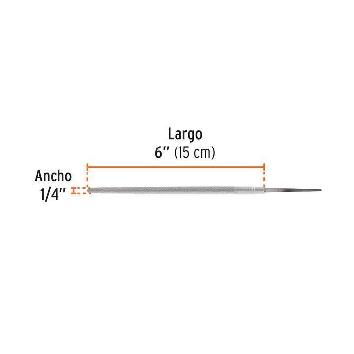 Lima Redonda Muza 6' Truper - Mundo Tool 