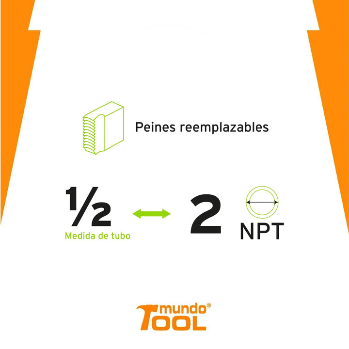 Ta-851 Juego De Tarrajas Para Tubo 8 Piezas - Mundo Tool 