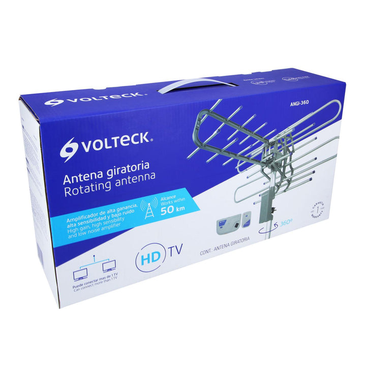 Antena Aérea Para Tv Giratoria 360 Grados A C Volteck - Mundo Tool 