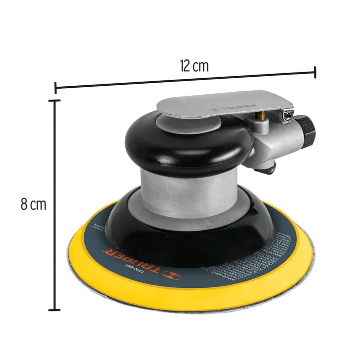 Lijadora orbital neumática industrial 6", Truper - Mundo Tool 