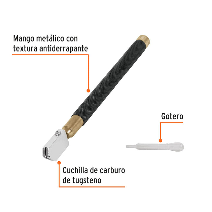 Cortador de vidrio 5' Truper Expert con depósito de aceite Expert - Mundo Tool 