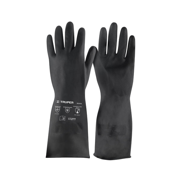 Guantes de neopreno p/manejo de químicos, XG, Truper - Mundo Tool 