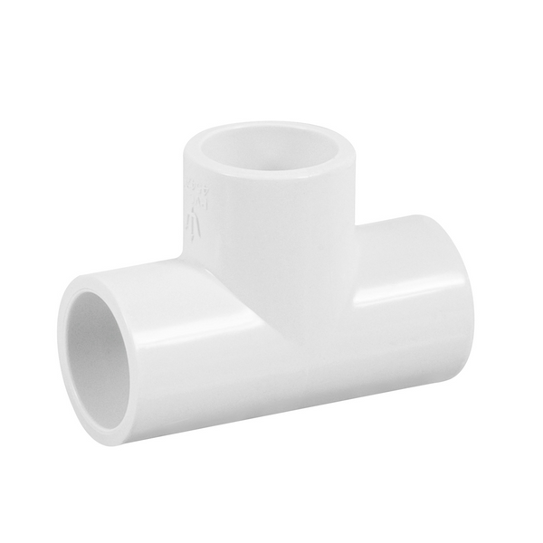 Tee sencilla de PVC, 1/2' Foset - Mundo Tool 