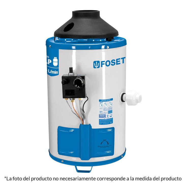 Calentador paso 6L gas nat. piezo eléct. - Mundo Tool 