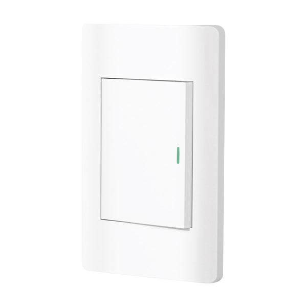 Volteck PA-APSE3-LB, Placa armada blanca 1 interruptor sencillo 3 módulos línea Lisboa - Mundo Tool 