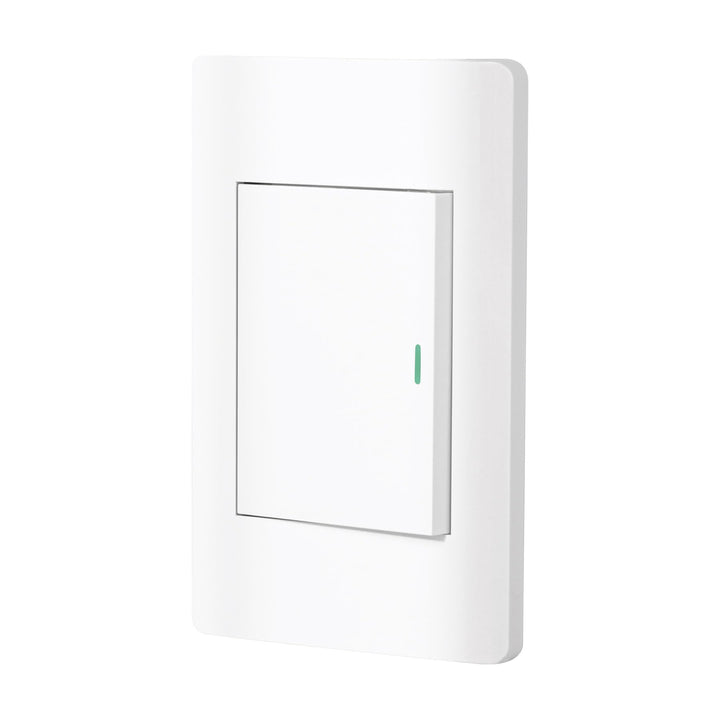 Volteck PA-APSE3-LB, Placa armada blanca 1 interruptor sencillo 3 módulos línea Lisboa - Mundo Tool 