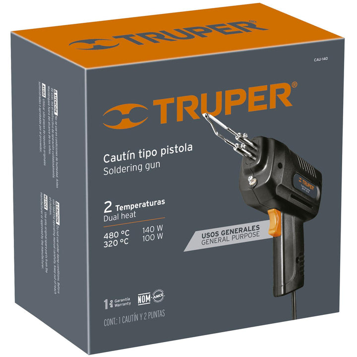 Cautín Tipo Pistola De 140 Watts Truper - Mundo Tool 