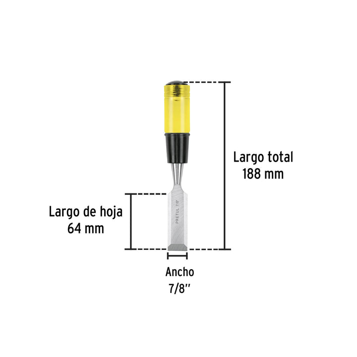 Formón 7/8' Pretul - Mundo Tool 