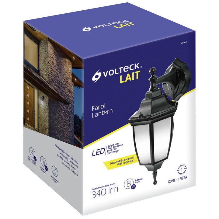 Arbotante Farol Suspendido De Led Volteck - Mundo Tool 