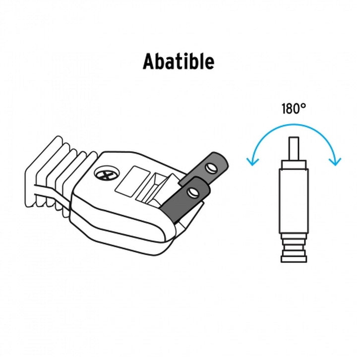 Clavija sencilla tipo bisagra, Volteck - Mundo Tool 