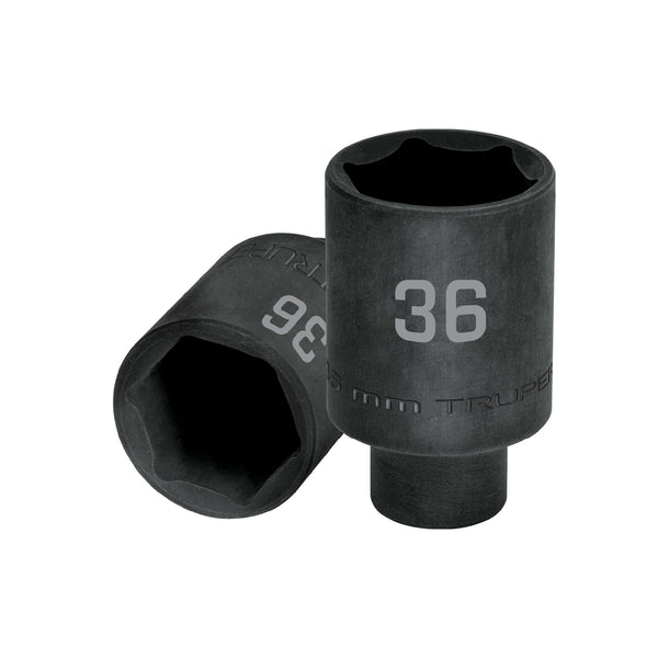 Truper D-7336-ML, Dado largo impacto de 36 mm 6 puntas cuadro 1/2″ - Mundo Tool 
