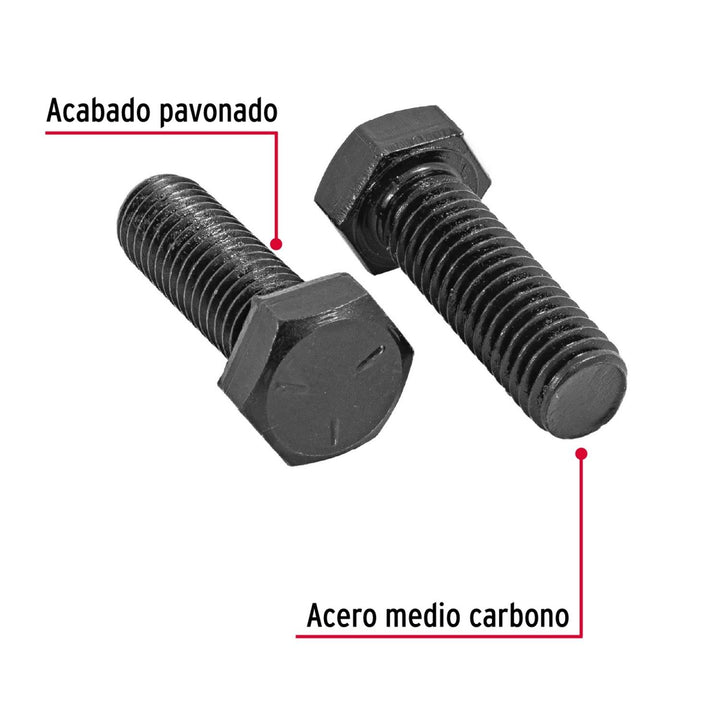 Tornillo Grado 5, 1/2 x 1-1/2', bolsa con 30 piezas Fiero - Mundo Tool 