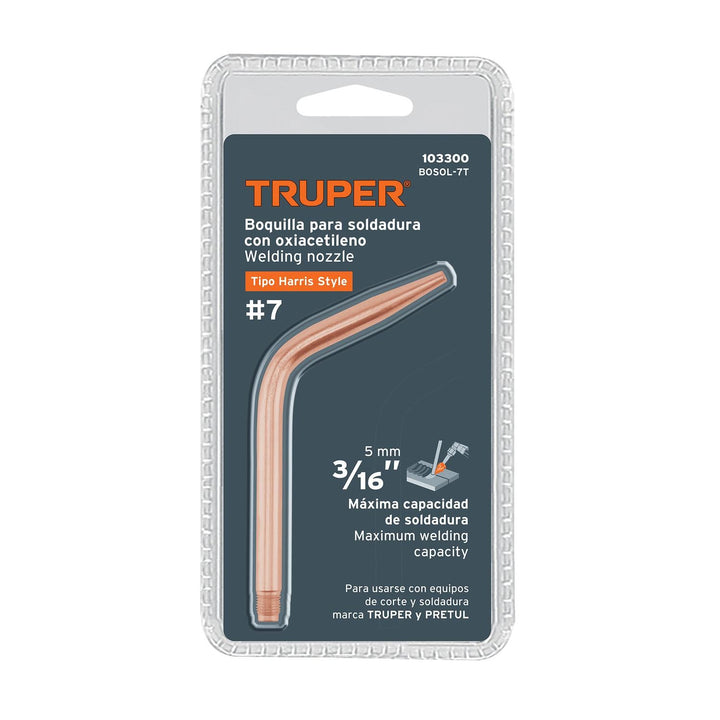 Boquilla para soldar #7, Truper - Mundo Tool 