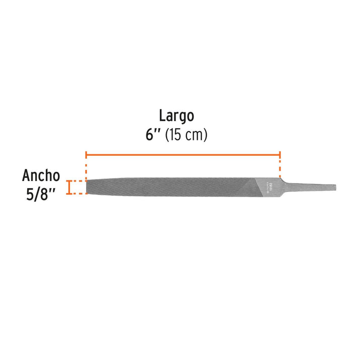Lima Plana Muza 6' Truper - Mundo Tool 