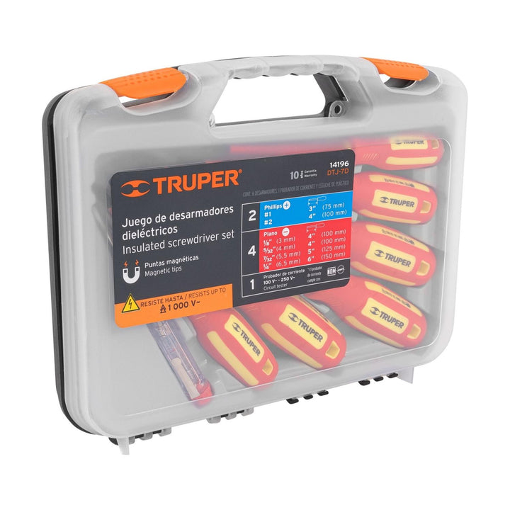 Juego de Desarmadores 6piezas Dielectricos Y 1 Probador Decorriente 1 - Mundo Tool 