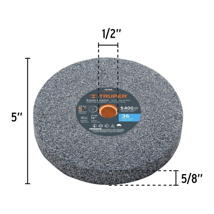 Esmeril de banco de 5" de 1/6 Hp Pretul - Mundo Tool 