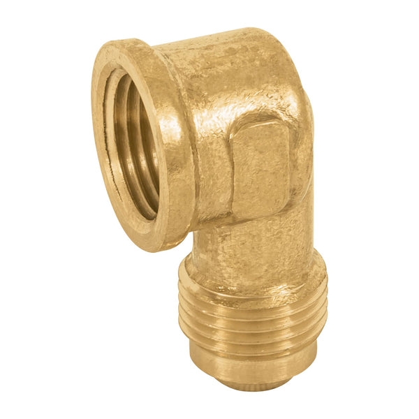 Foset CLG-521, Codo para estufa a 90° de 3/8″ x 3/8″, para gas - Mundo Tool 
